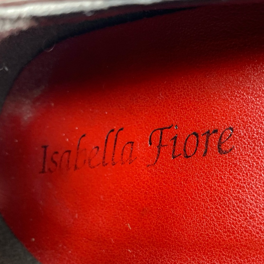 Isabella Fiori Tweed Wool Plaid Dainty Bow Pumps 10 Academia Retro Classic Fall - Picture 10 of 13